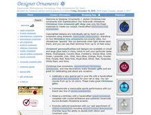 Tablet Screenshot of designerornaments.com